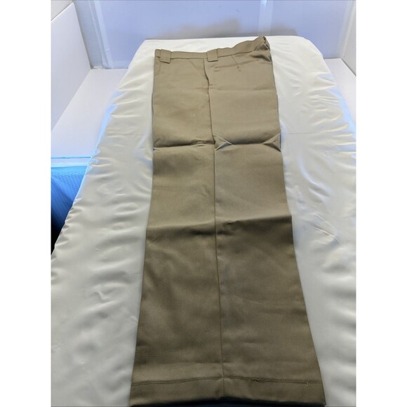 Red Kap Work Pants Tan Khaki Pockets Straight Flat Front 32x30 New w/Tags - Picture 5 of 6